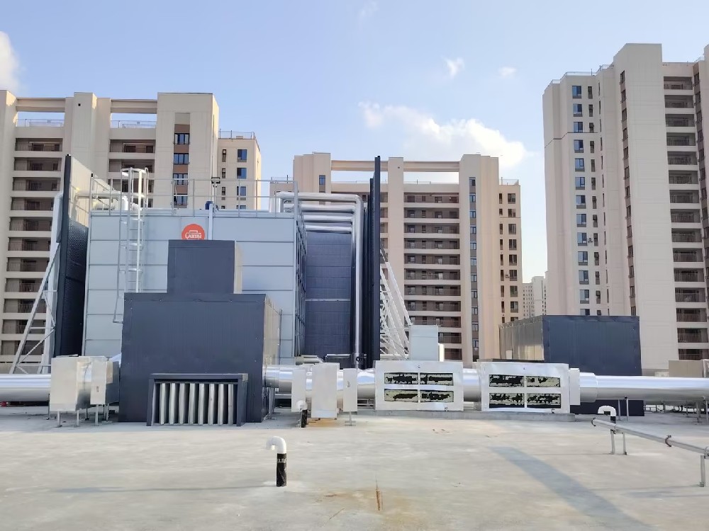 Cooling tower noise-control project