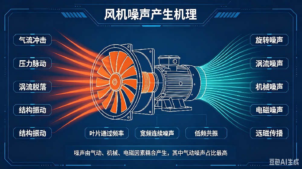 风机噪声产生机理与综合降噪技术研究（一）