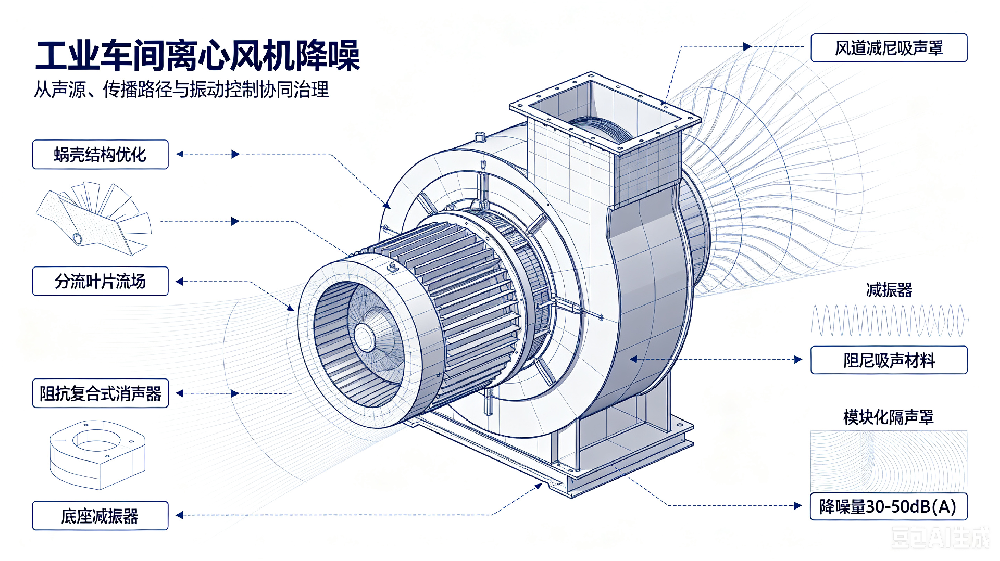 风机噪声产生机理与综合降噪技术研究（四）