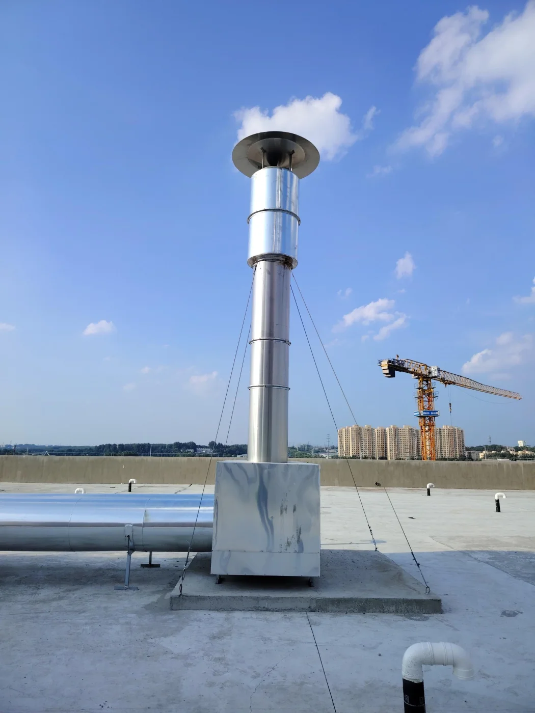 Sixth-Floor Rooftop Cooling Tower and Fan Noise Control